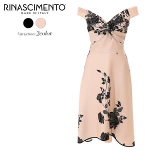 リナシメント Rinascimento 膝丈ドレスワンピース レディース 花柄