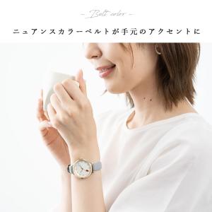 腕時計 レディース フラワー モチーフ針 花 ...の詳細画像5