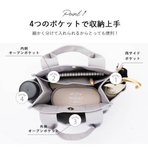 ミニトートバッグ レディース キャンバス 4ポ...の詳細画像4
