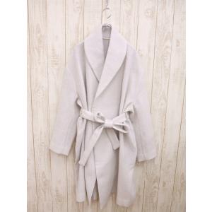 R&D.M.Co- リネンタイローブ 羽織 コート ブラック オールド