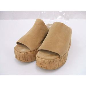 BEAUTIFUL SHOES 新品 MOUTON SANDALS 24cm ファー ムートン 定価52800