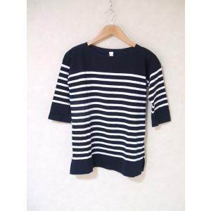 未使用 MACKINTOSH マッキントッシュ The Essential Collection プレーティング天竺リラックスＴシャツ 大きいサイズ 44 ネイビー  レディース 古着 中古 USED Mackintosh（マッキントッシュ） 未使用 The Essential Collection
