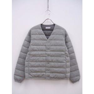 nanamica Down Cardigan 定価44000円 ダウンジャケット グレー レディース ナナミカ 2-0120A 188875｜kiitti