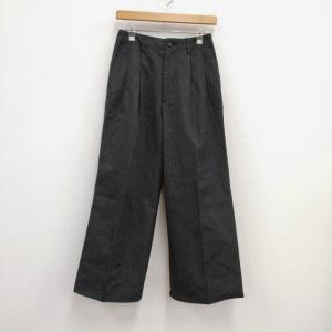 AURALEE FINX POLYESTER CHINO A9AP02PN サイズ1 チノパンツ ブラック ホワイト レディース オーラリー 3-0118M 208267｜kiitti