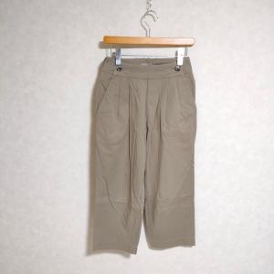 MARGARET HOWELL HIGHDENSE COTTON TWILL 2タック 578-9243005 サイズ1 パンツ ベージュ マーガレットハウエル 3-0426M 214226｜kiitti