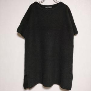 Mizuiroind 未使用 ニットワンピース ハイネック ブラック コクーン Mizuiroind 未使用 ニットワンピース ハイネック ブラック コクーン