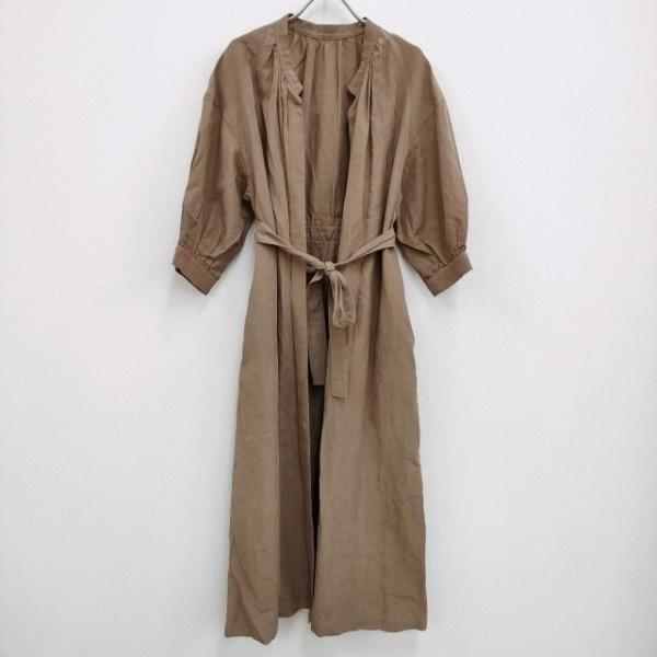 Spick and Span Noble テンセルコットンギャザーコート 羽織 コート ベージュ ス...