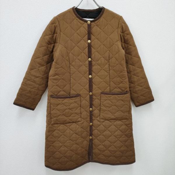 Traditional Weatherwear ARKLEY LONG ウールキルティングノーカラー...