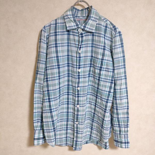 umii 908/45R/45rpm シュワシュワマドラスチェックシャツ サイズ1 長袖シャツ ウミ...
