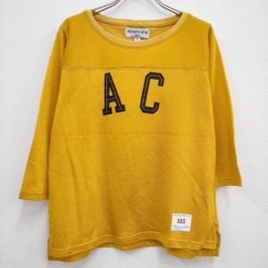 AMERICANA 未使用品 BRF-875 フットボールTシャツ 定価11025円 長袖Ｔシャツ カットソー ロンＴ イエロー アメリカーナ 4-0308M 224802｜kiitti