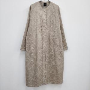 maison de SOIL QUILTED SILK シルク キルティングコート サイズ2 ノーカ...