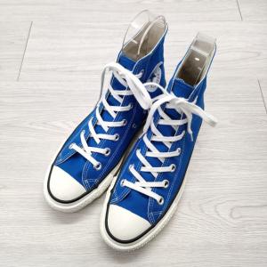 CONVERSE ALLSTAR HI MADE IN JAPAN サイズ5 1/2 オールスター ハイカット スニーカー ブルー コンバース 4-0403G 233365｜kiitti