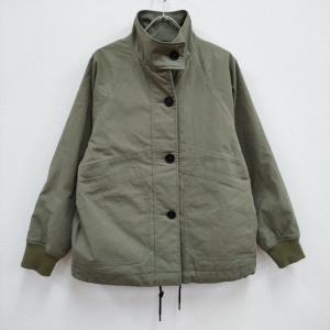 MHL. 595-3225506 PADDED COTTON NYLON サイズ2 中綿 ジャケット ブルゾン 23AW カーキ エムエイチエル 4-0409T 236958｜kiitti