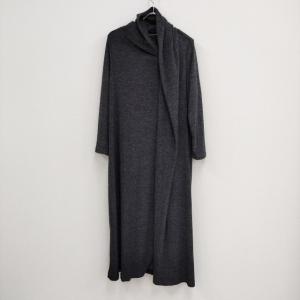 ISSEY MIYAKE PERMANENTE ぺルマネンテ 90年代 パイルワンピース サイズ1 ワンピース チャコールグレー イッセイミヤケ 4-0418G 237594｜kiitti