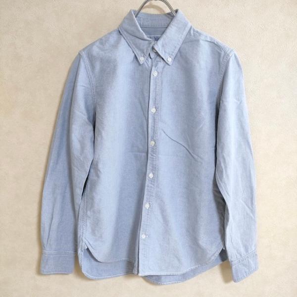 R&amp;D.M.Co- ボタンダウン サイズS 長袖シャツ ライトブルー オールドマンズテーラー 4-0...