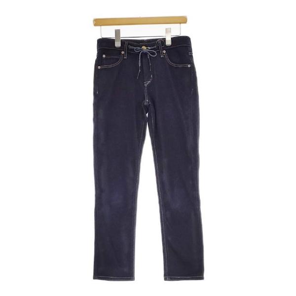 EDWIN JERSEYS テーパード ER27L ウエスト紐 デニムパンツ ネイビー エドウィン ...