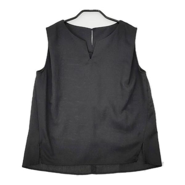 Simplicite リネンライクオールインワンセット ノースリーブトップス パンツ セットアップ ...