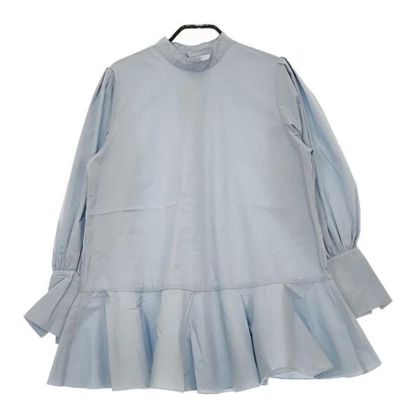 AMERI 02020131192 長袖 フレア ブラウス シャツ ブルー アメリ 5-0220M ...