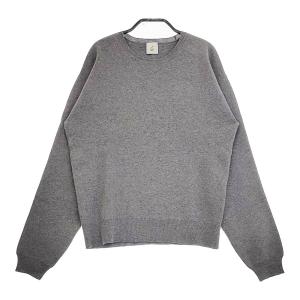 BEAUTY&amp;YOUTH UNITED ARROWS - ROKU 6 BEAUTY&amp;YOUTH 8613-119-0191 コットンウール クルーネック セーター ニット グレー ロクビューティアンドユース【中古】5-0107T♪ BEAUTY&YOUTH UNITED ARROWS - ROKU 6 BEAUTY&YOUTH 8613-119