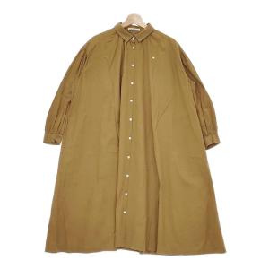 【未使用】Yarmo ストライプコットンコート　イエロー　サイズ40 未使用】Yarmo ストライプコットンコートイエローサイズ40