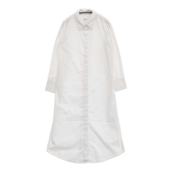 AMERI ポリエステルコットン シャツワンピ ワンピース ホワイト アメリ 5-1001M 266...