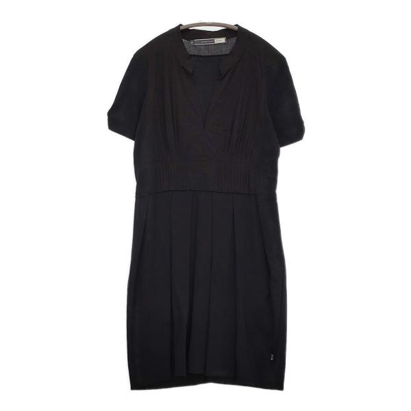 MAX MARA SPORTMAX CODE 切替 ピンタック 半袖 サイズM ワンピース ブラック...