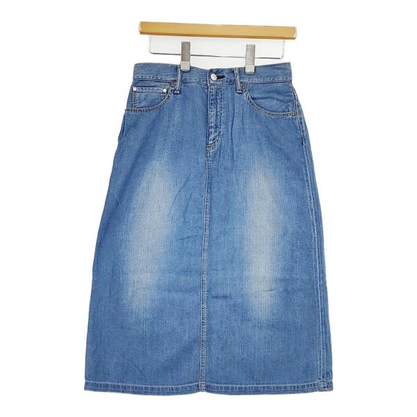 caqu 新品 3/4 Aライン フレンドシップデニム 定価15000円 ブルキナコットン 2500...