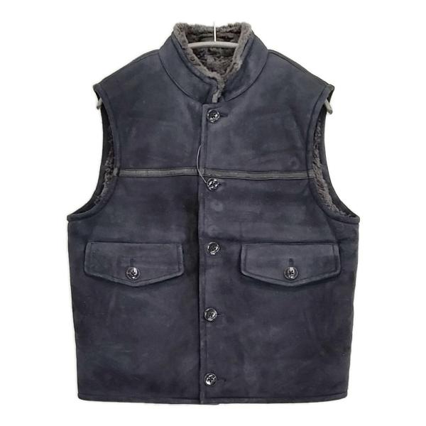 45R/45rpm ムートンベスト 定価220000円 サイズ3 ベスト ネイビー フォーティーファ...