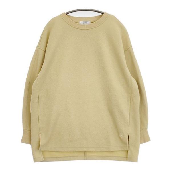SLOBE IENA ダブルフェイスジョーゼットクルーネックプルオーバー 定価10450円 スウェッ...