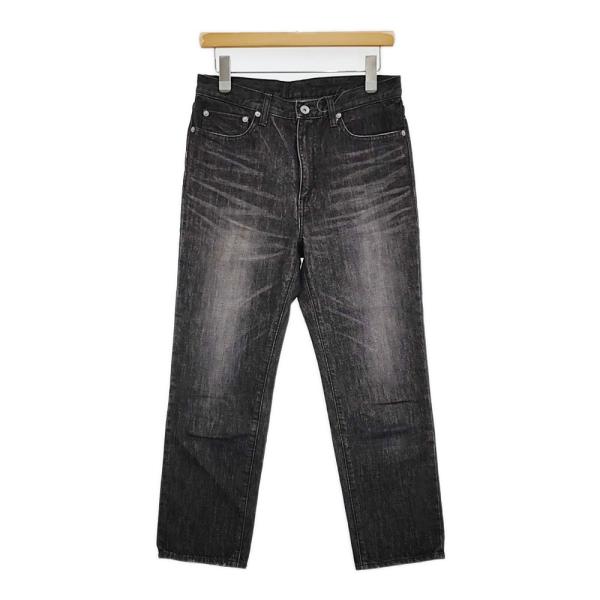 R&amp;D.M.Co- テーパード ブラックデニム サイズS デニムパンツ ブラック オールドマンズテー...