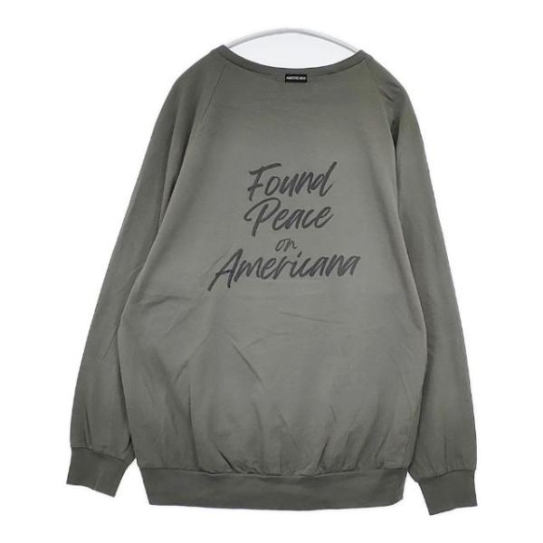 AMERICANA バックプリント ラグラン カットソー グレー アメリカーナ 6-0121M 27...