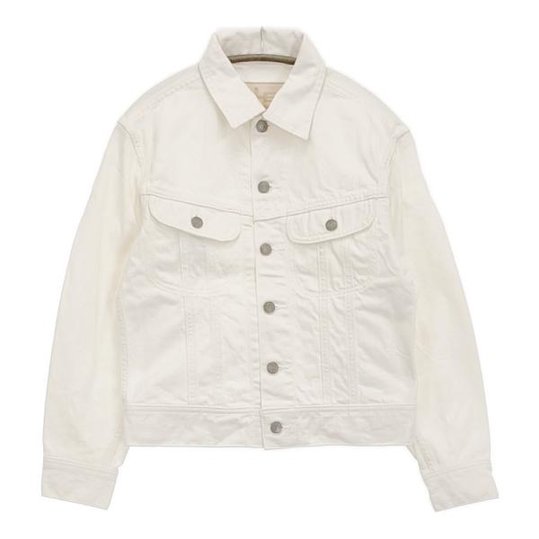 45R/45rpm ライ麦デニムの908比古比女ジャン 定40700円 デニムジャケット ホワイト ...