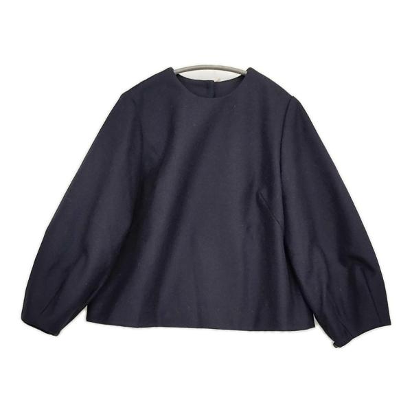 45R/45rpm 未使用品 イングランドフラノのパフブラウス アブラハムムーン＆サンズ社 25AW...