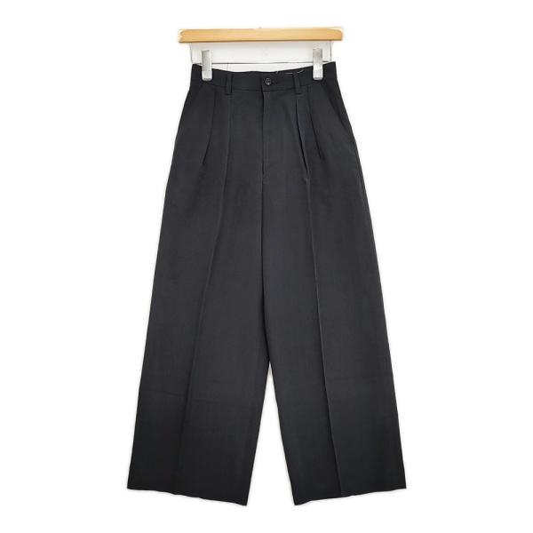Y's bis i wish ツータック ワイドスラックスパンツ IK-P08-903 パンツ ブラ...