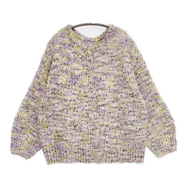 Simplicite ポコポコヤーンミックス2WAYカーディガン ニット カーディガン 25AW ナ...