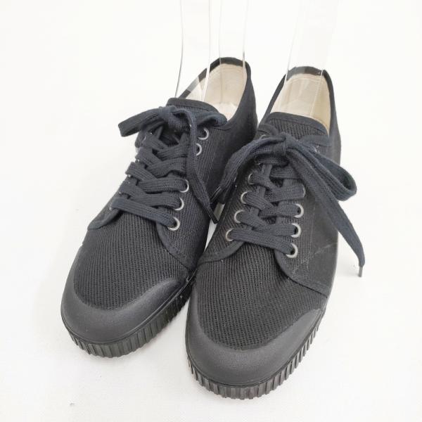 spring court 未使用品 G2 HEAVY TWILL LACES 38 スニーカー ブラ...