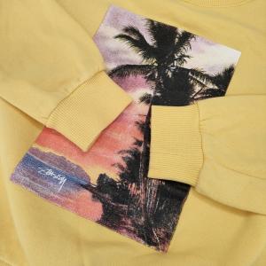 STUSSY クルーネック ヤシの木 プリント...の詳細画像3