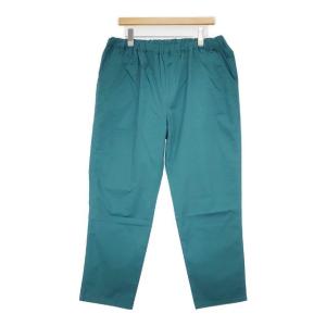 earth_eco_loco 大きいサイズ 5L ストレッチ パンツ エメラルドグリーン アースエコロコ 6-0823G 287374