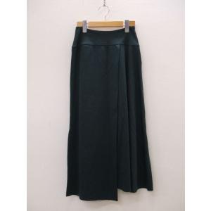 YOKE/Asymmertry Jersey Skirt/ラップスカート/グリーン/サイズ0/ヨーク...