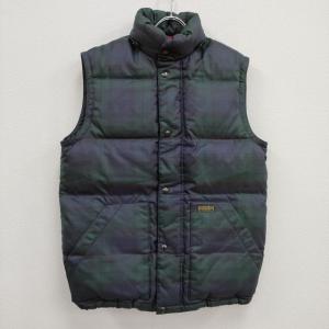 POLO RALPH LAUREN ブラックウォッチ サイズS チェック ダウンベスト ネイビー グリーン ポロ・ラルフローレン 3-1013T F92014｜kiitti