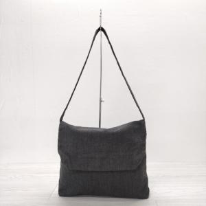 Phlannel×UTO Linen Wool Famer Bag 定価19800円 ショルダーバッグ チャコールグレー フランネル×ユーティーオー 3-0813G F93210｜kiitti