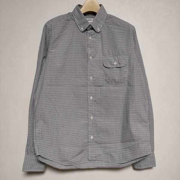 INDIVIDUALIZED SHIRTS ボタンダウン チェック 14.5 長袖シャツ ブルー イ...