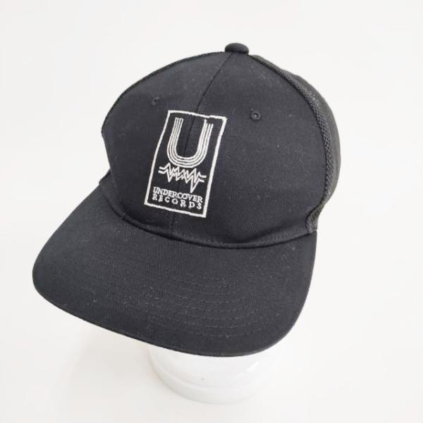UNDERCOVER メッシュ RECORDS UCQ4H04 サイズF 帽子 キャップ ブラック ...