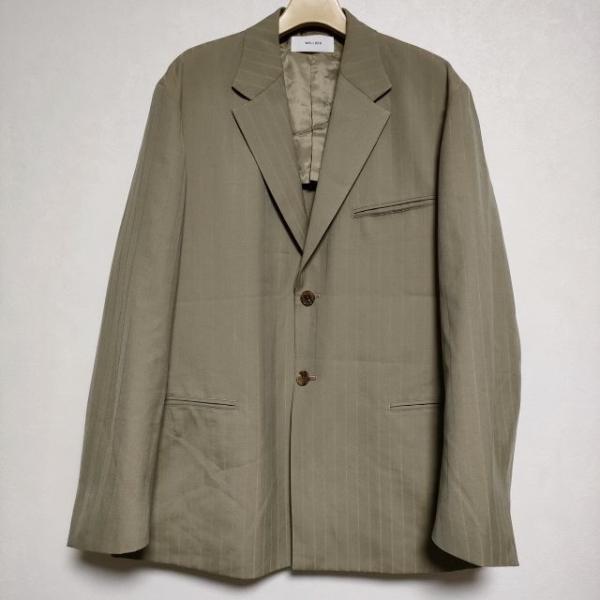 WELLDER Boxy Tailored Jacket 定価56000円 ストライプ テーラードジ...