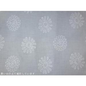 生地 エンブロイダリー レース 刺繍 綿100...の詳細画像1