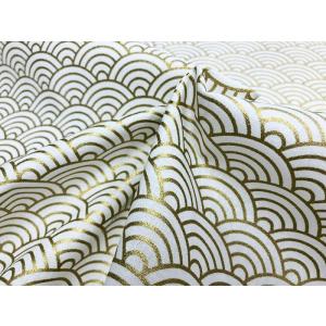 生地 青海波goldlineprintシリーズ...の詳細画像3
