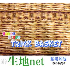 生地 candy party トリックバスケット 10番キャンバス 　【50cm単位販売】｜kiji-net