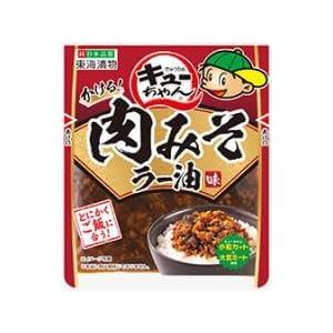 東海漬物 キューちゃん かける！肉みそラー油味 80g×5パック 常温 しょうゆ漬 醤油漬け 漬物 つけもの 肉味噌 ラー油 ピリ辛 旨辛 ご飯のお供 小分け 來島商店