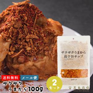 ザクザクうまから 100g 島辛旨(とうがらし)チップ 2袋セット｜kijimaya