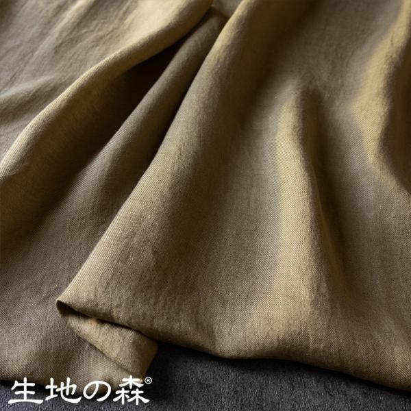 綾織りベルギーリネン60番手 ベージュ リネン生地 数量限定 50cm単位 生地の森